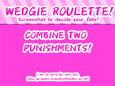 wedgie roulette|wedgielover .